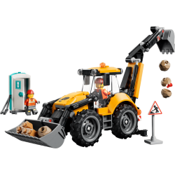 Comprar LEGO-60480 Cargadora Retroexcavadora Amarilla Barato