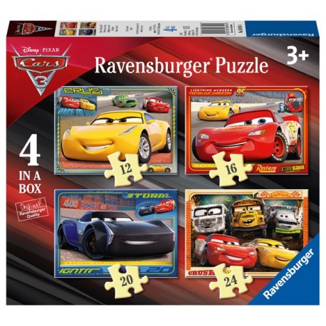 Puzzle 4 en 1: Cars 3