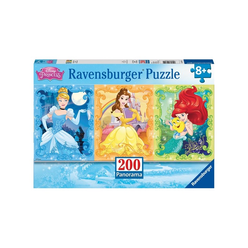 Puzzle 200 Pz XXL: Princesas Disney Panorama