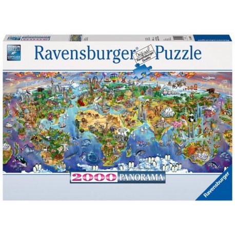 Puzzle 2000 Pz: Maravillas del mundo