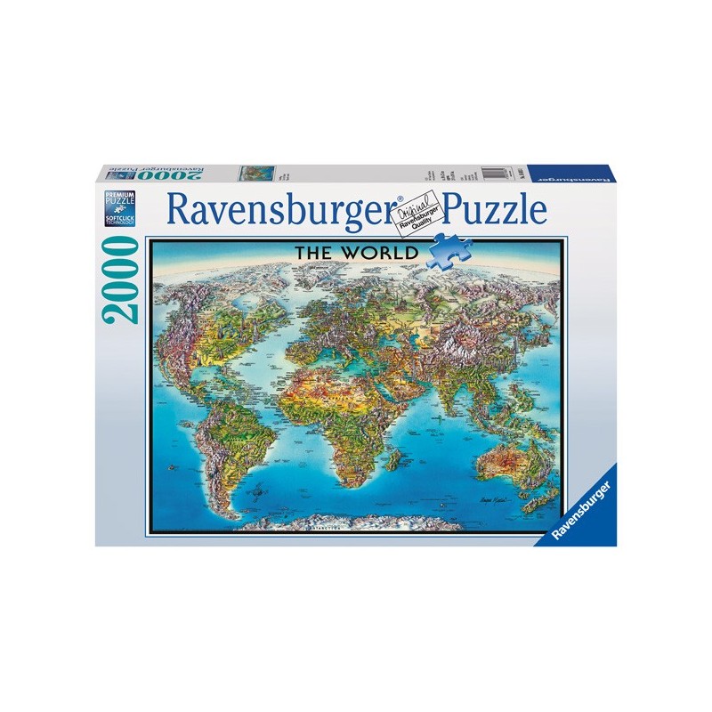 Puzzle 2000 Pz: Mapa Del Mundo