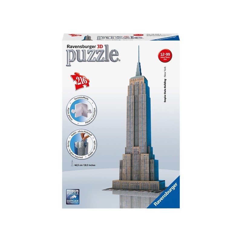 Puzzle 3D - Serie Media: Empire State Building