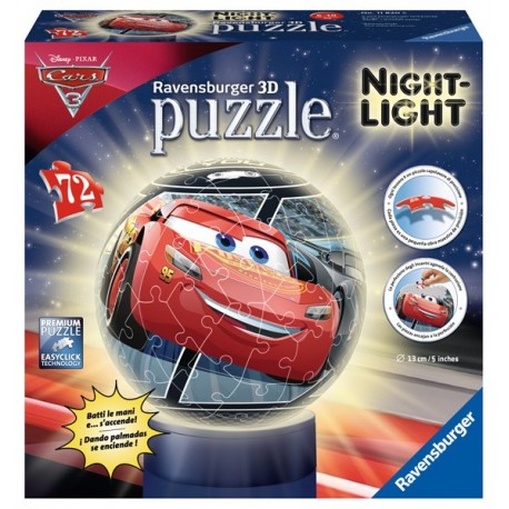 Puzzle 3D - Lámparas: Cars 3