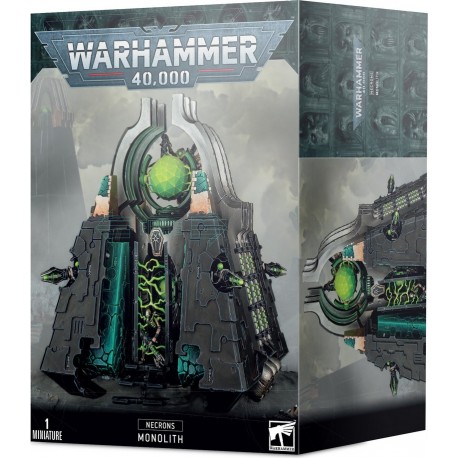 Warhammer 40,000 Necrones monolito ciudadela en miniatura 