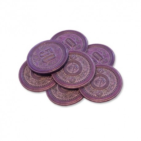 Scythe: monedas $50 (x7)